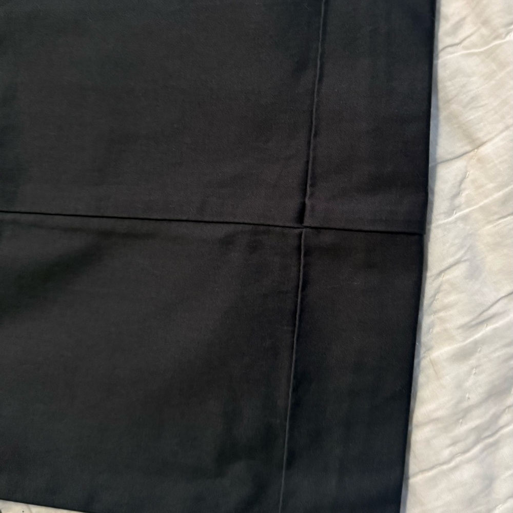 J. Crew Women's sz 10 reg City fit Black Wide Leg pant - Picture 4 of 6